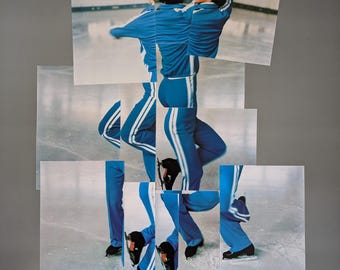 David Hockney exhibition poster The Skater 1984 Fine Art Wall Print Wall Art Decor Home Modern Wall Decor Wall Art Stylish Wall Decoration