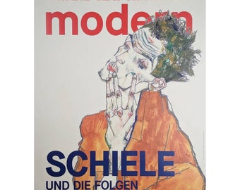 Egon Schiele exhibition poster 2021