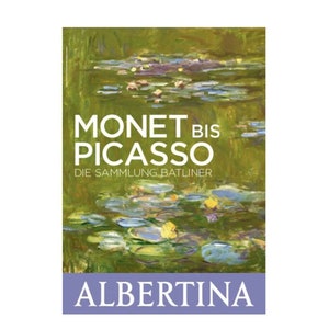Cartel original de la exposición de Monet Nenúfares