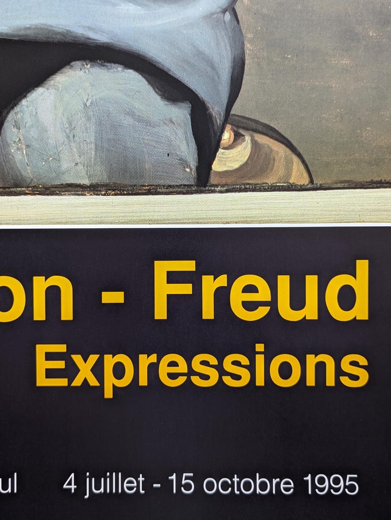 Lucian Freud Original Exhibition Poster Reflection With Two Children ...