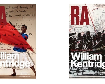 William Kentridge original exhibition posters set of 2