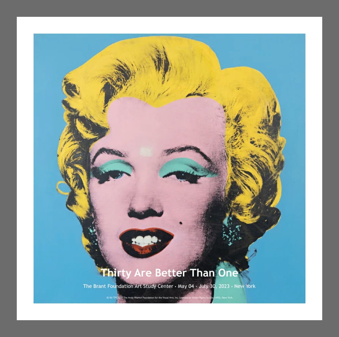 Andy Warhol Original Exhibition Poster Fine Art Wall Print Wall Art ...
