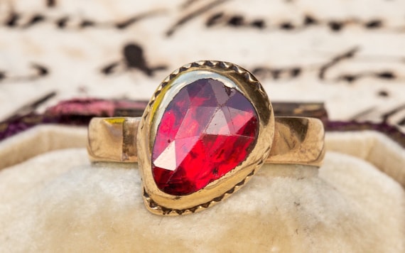 Buy Natural Rhodolite Garnet Engagement Ring, Garnet Rose Gold Ring,  Pinkish Garnet Ring , Garnet Jewelry, Garnet Oval Cut Ring, Gift for Her  Online in India - Etsy