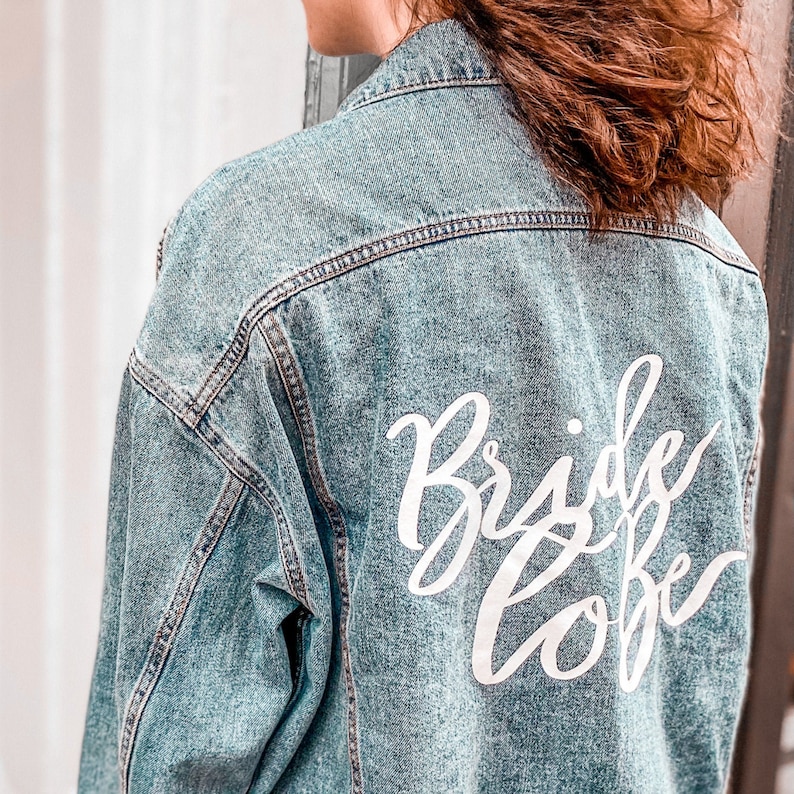 Bride To Be Iron-On for Bridal Jean Jackets