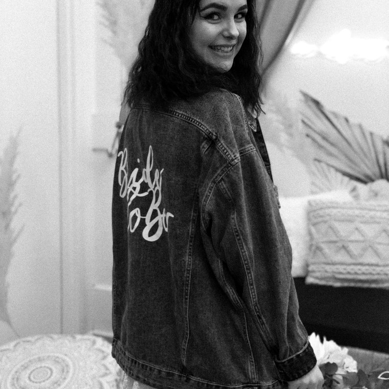 Bride To Be Iron-On for Bridal Jean Jackets