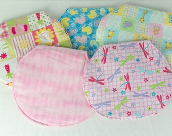 Soft Flannel Baby Burp Cloth: Peanut Shape, Absorbent Burpers