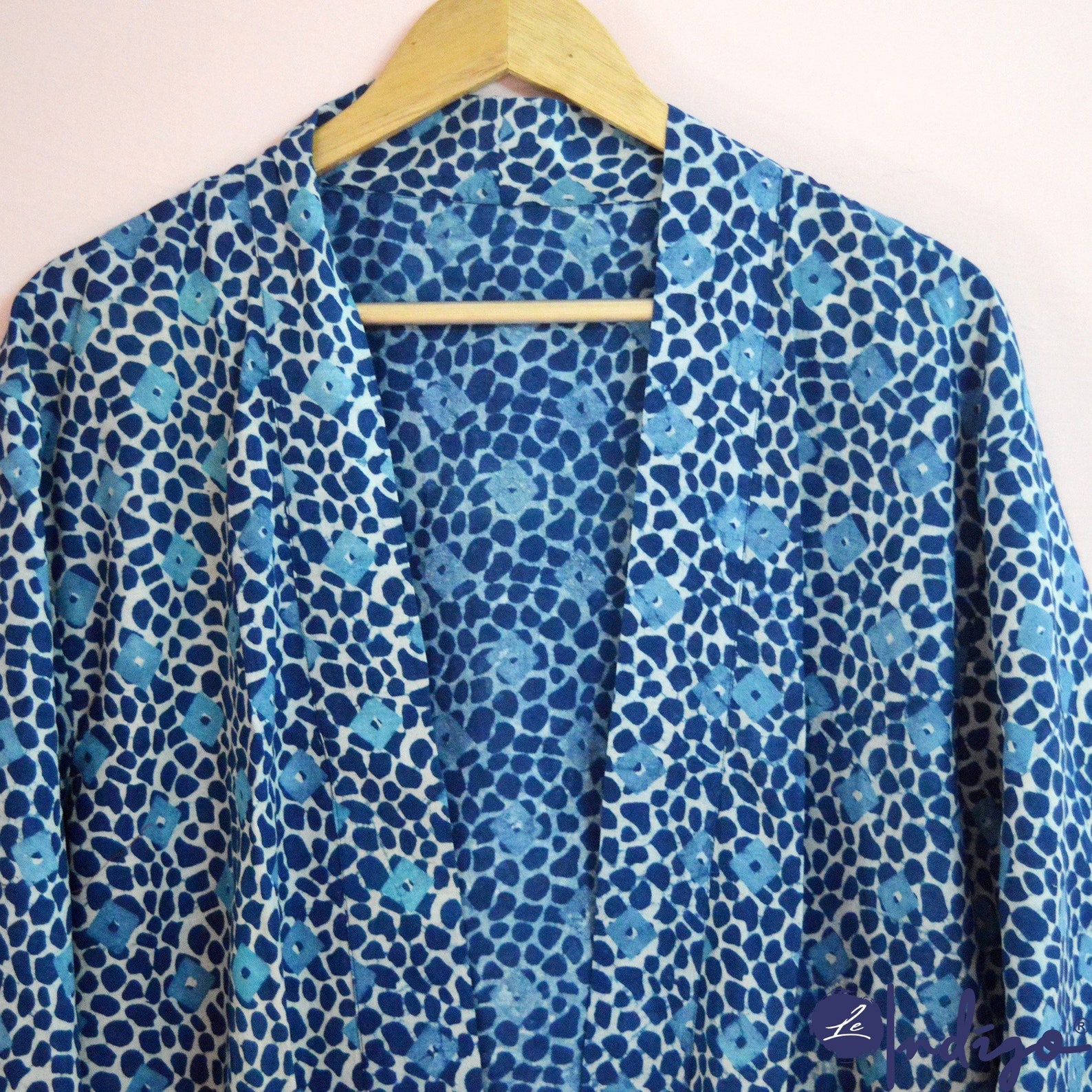 Block Printed Cotton Kimono