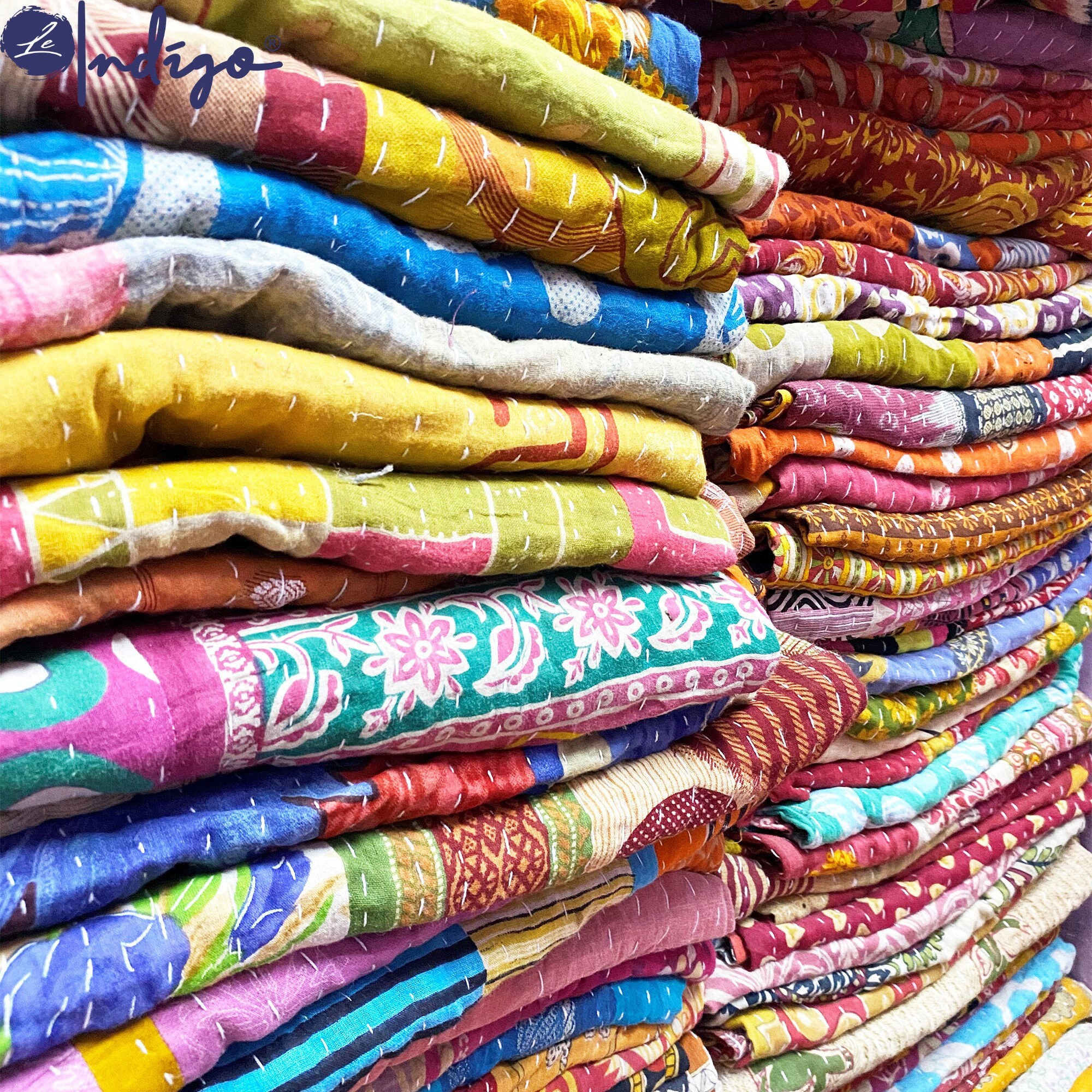 Indischer Vintage Sari Sari Kantha Quilt Wende Kantha Überwurf Etsy.de