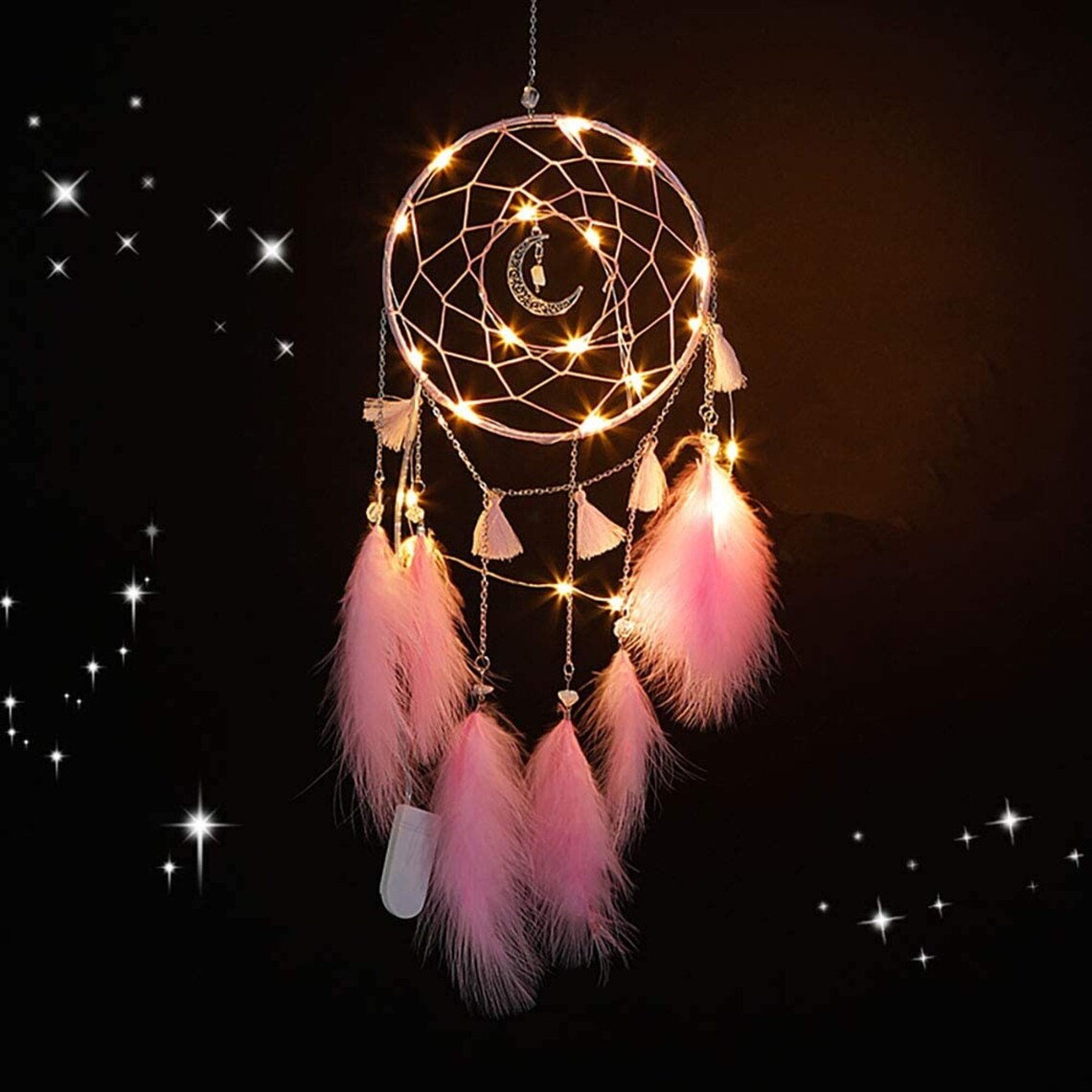 LED Dream Catcher Handmade Dream Catchers for Bedroom Wall | Etsy