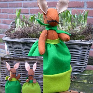 Patron PDF Lapin de Pâques avec chauffe-œufs de Pâques