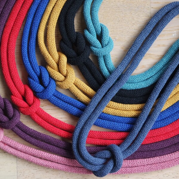 Rope Necklace Etsy