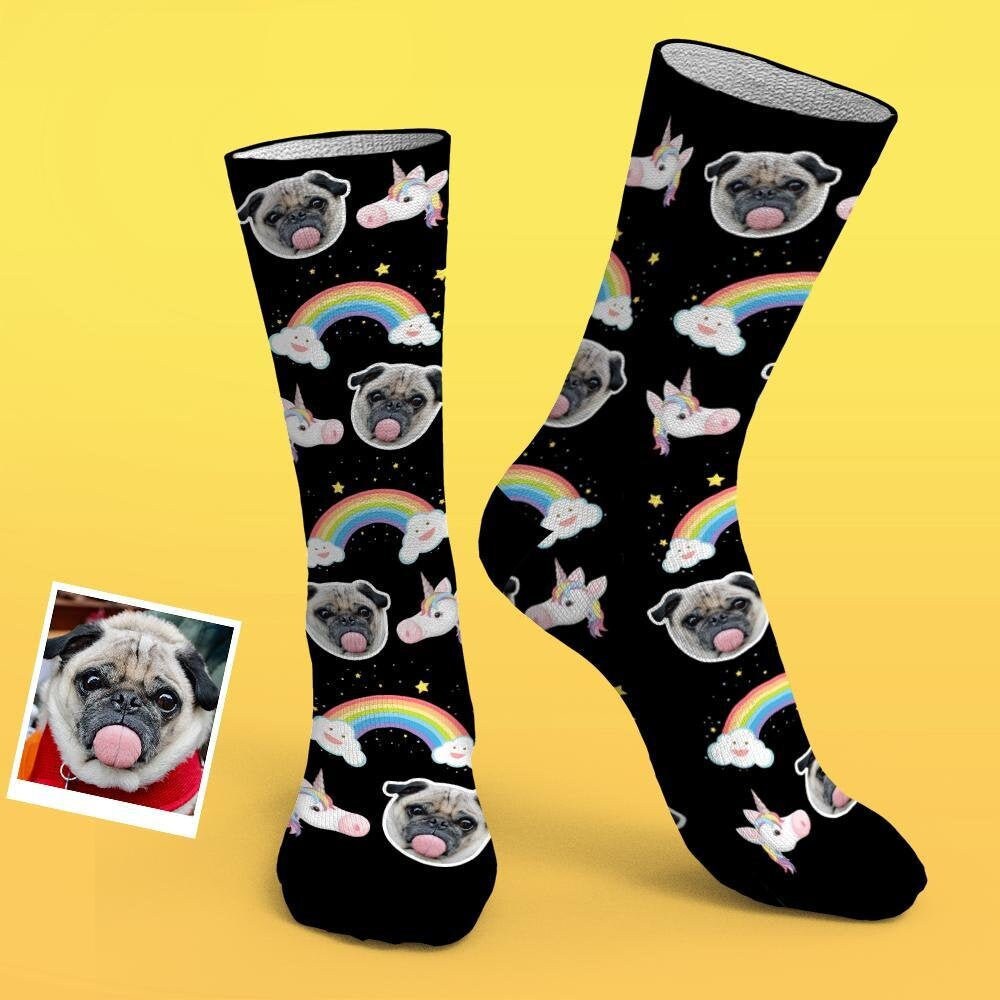 Custom Pug Dog Socks Personalized Pet Socks Pet Lover Socks Etsy