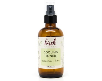 Cucumber Lime Cooling Facial Toner | Natural Vegan Skincare