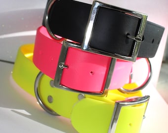 Large Dog 1.5” wide BioThane collars