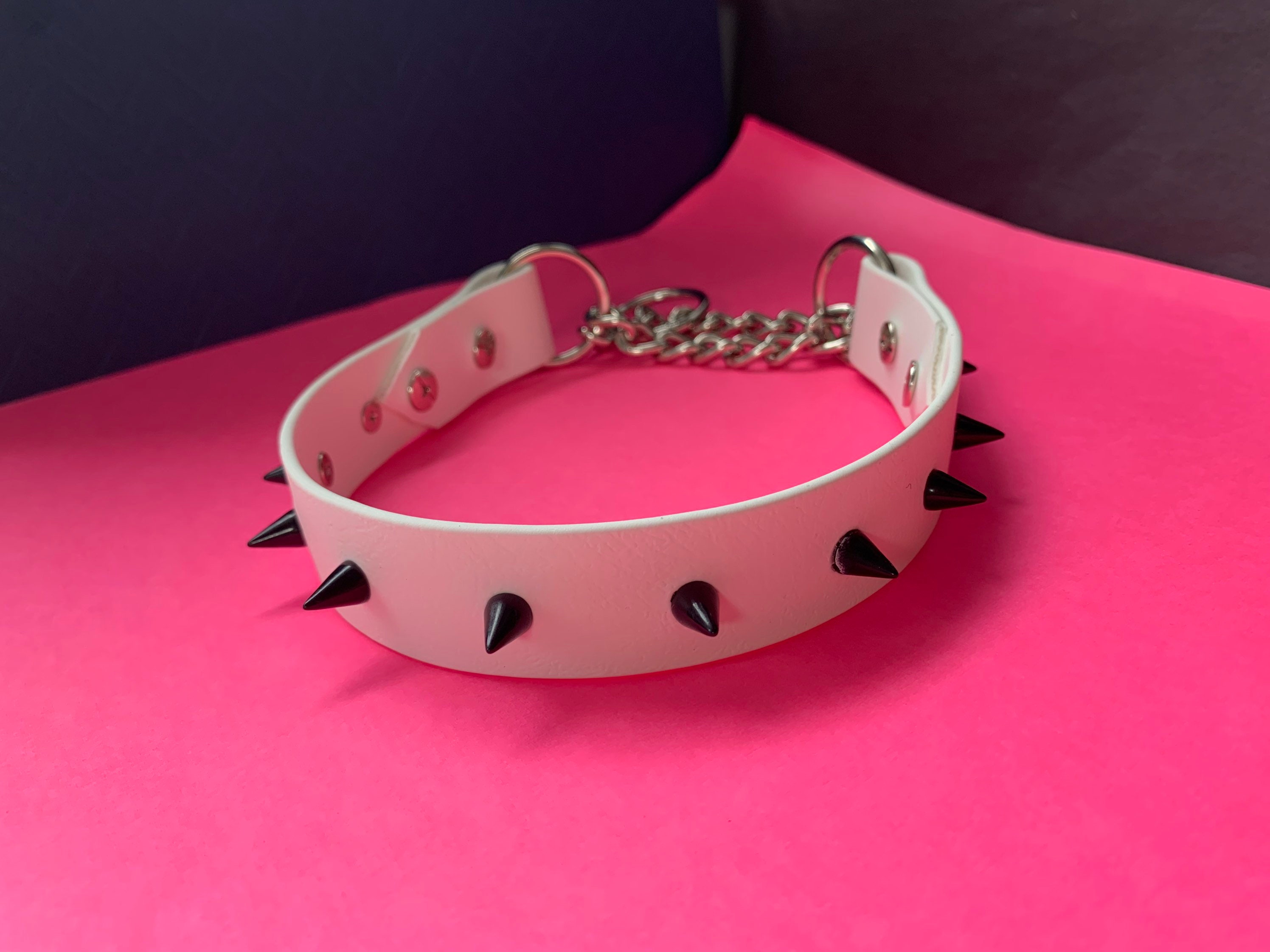 Custom spiked collar hotsell