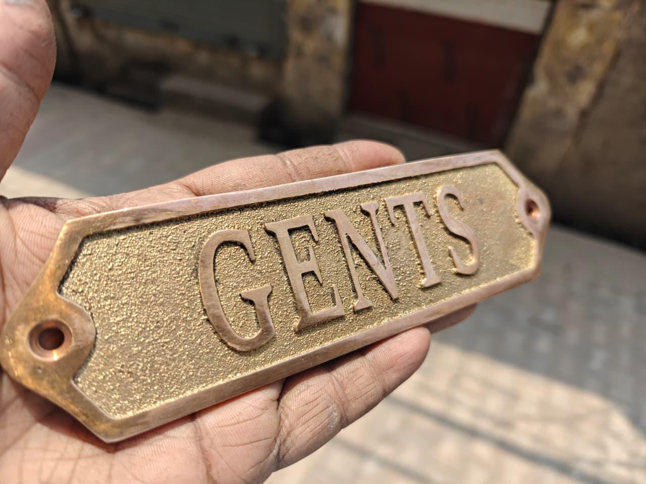 Metal Gentlemen Sign - Etsy