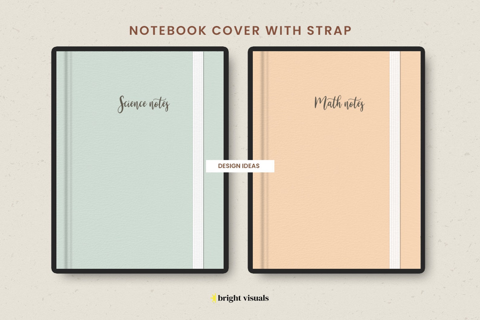 Digital Notebook Cover Minimal Digital Notebook Cover Boho Etsy