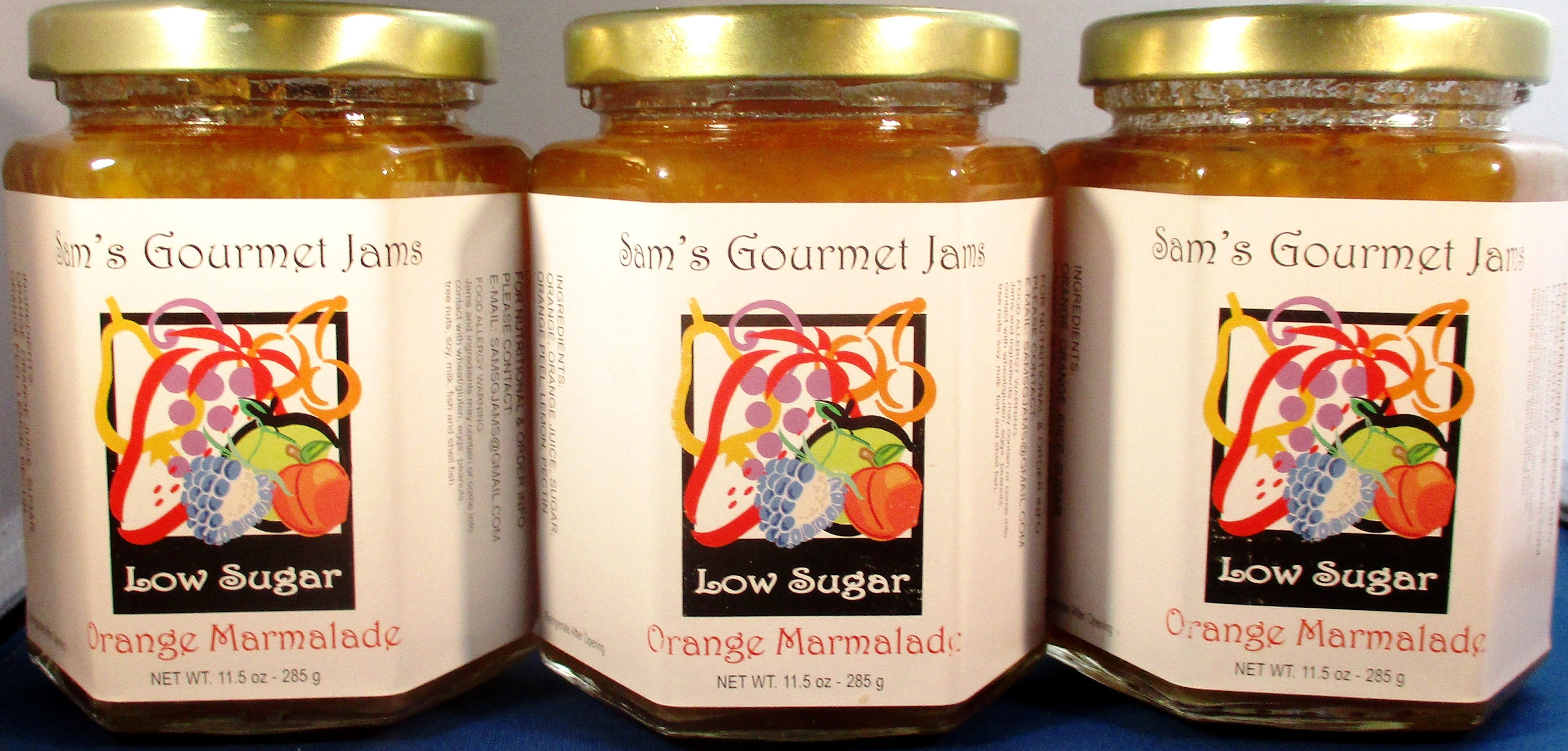 Sam's Gourmet Jams Orange Marmalade Etsy