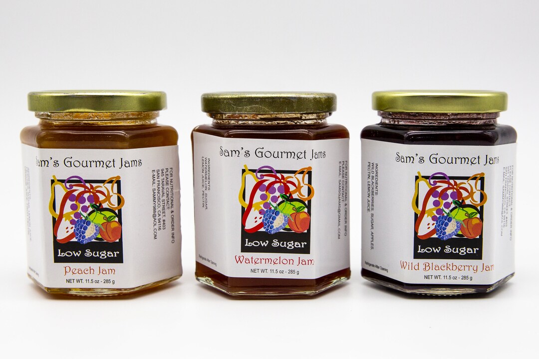 Sam's Artisan Fruit Jam paquete de 3 mermelada de sandía Etsy España