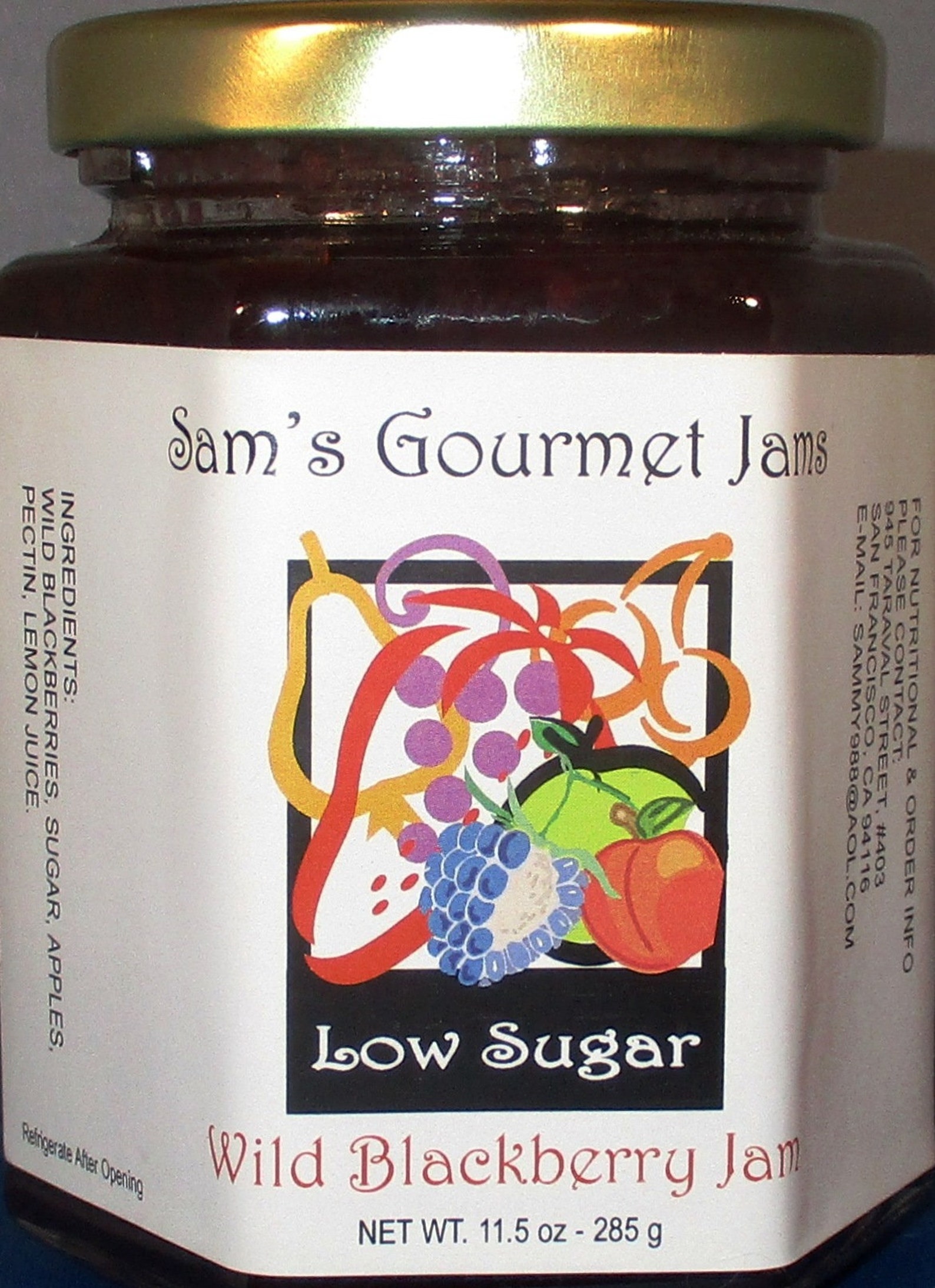 Sam's Gourmet Jams Artisan Fruit Jam 3 Pack Mermelada de Etsy
