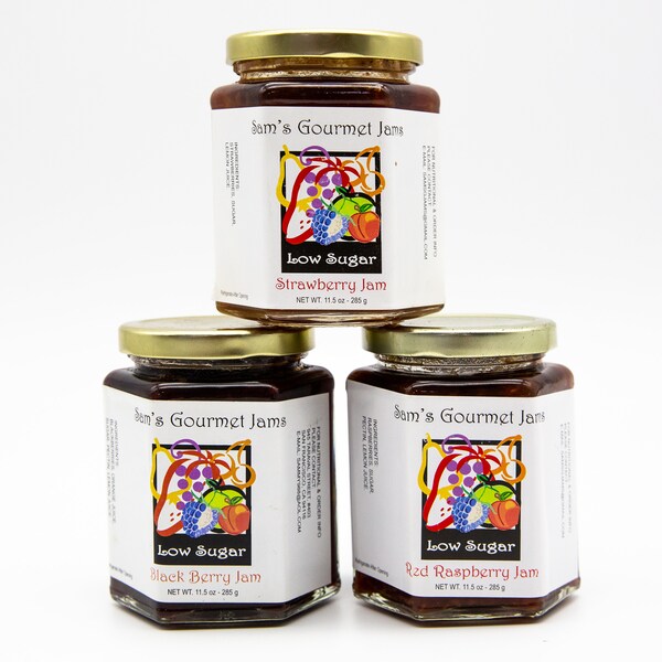 Sam's  Berry Jam 3 Pack (Strawberry, Blueberry and Raspberry)