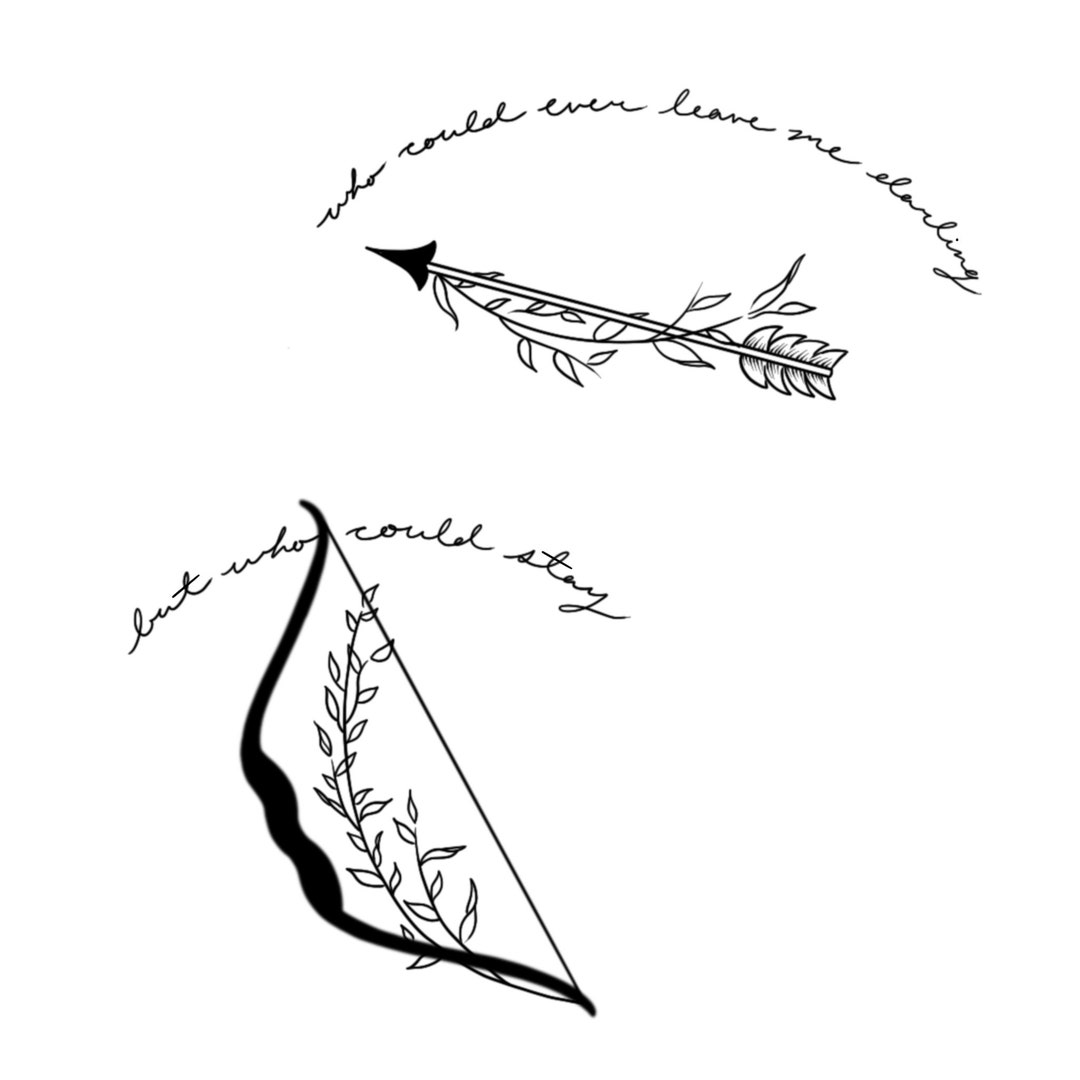 The Archer Matching Tattoos Digital Download Printable Digital