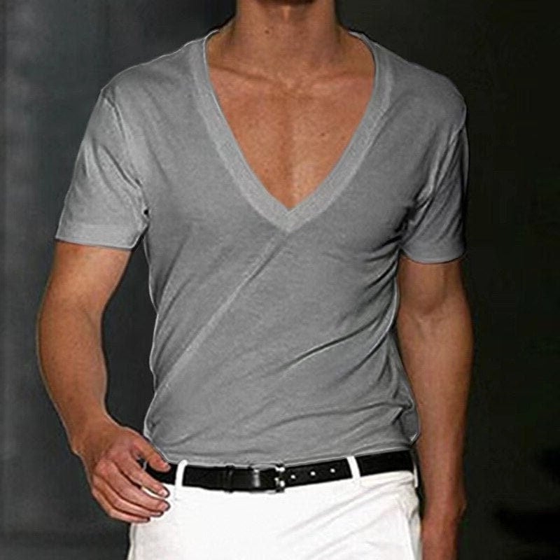 Mens stylish v neck t shirts outlet