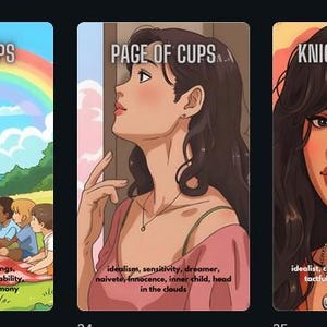 Anime Themed Tarot Cards - Walks of Life Tarot Deck