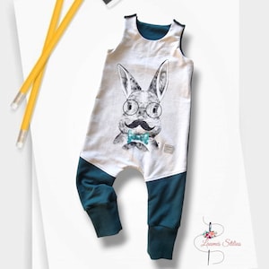 Grappige print handgemaakte uniseks babyromper, peuterromper, uniseks, pasgeboren romper, uniseks babykleertjes.