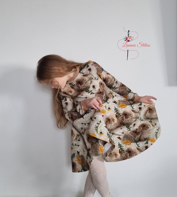 long sleeve easter dress toddler Bagilaanoe Toddler Baby Girl Easter Dress Long Sleeve A-line Dresses 6M 9M 12M 18M 24M 3T Kids Spring Swing Sundress