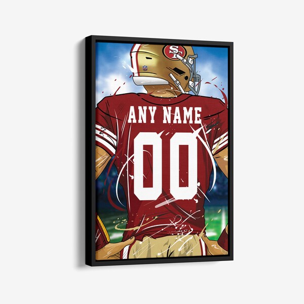 49ers Custom Jersey Etsy
