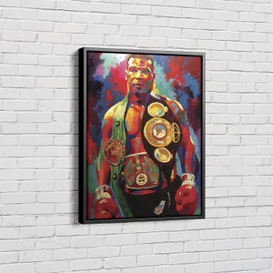 Mike Tyson Canvas 16x20 Print Picture Wall Fine Art Boxing Gym