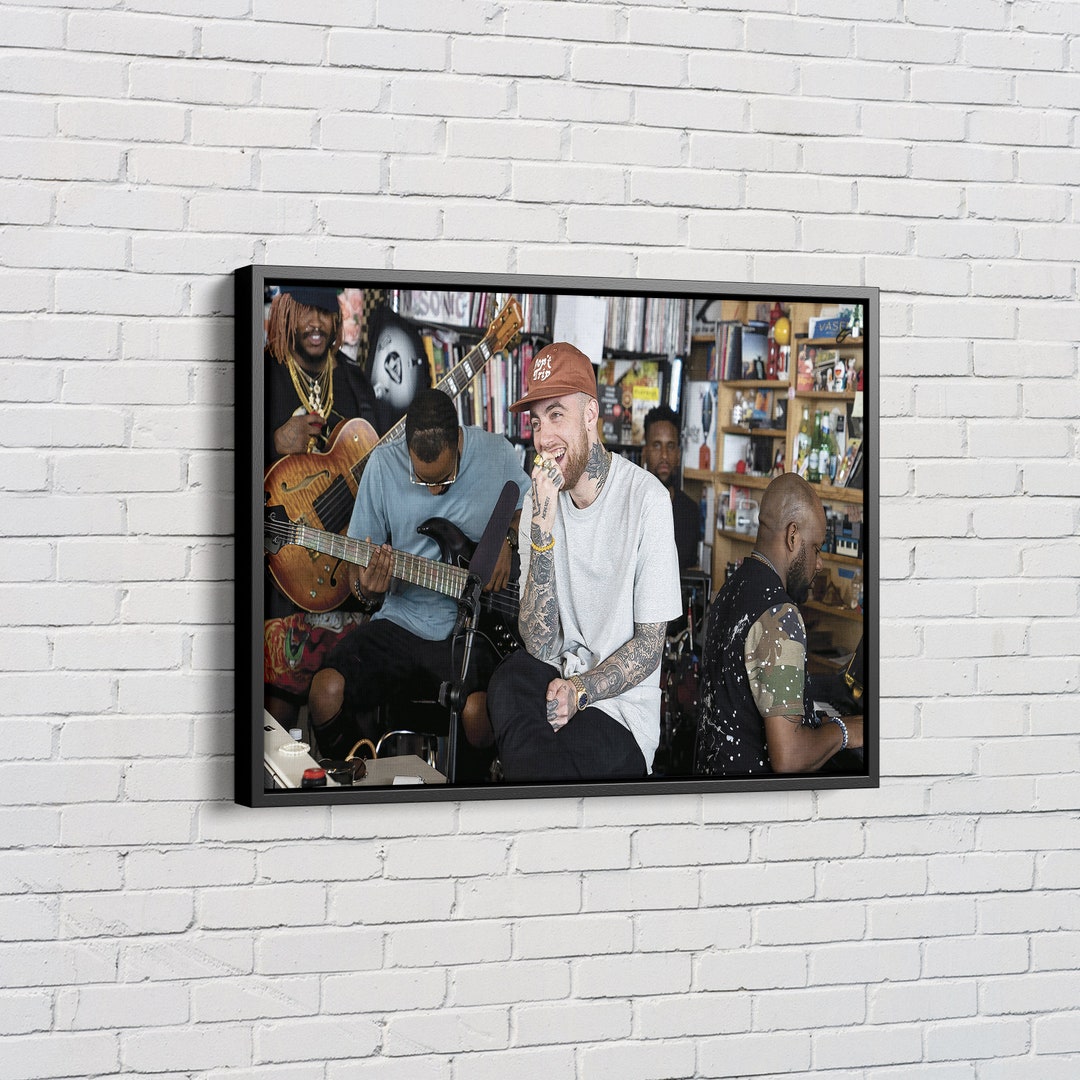 Mac Miller Tiny Desk Concert Canvas Unique Design Wall Art Etsy