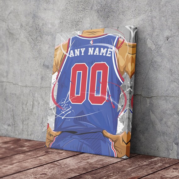 custom pistons jersey