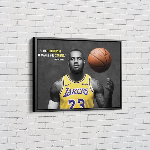 LeBron James Miami Heat Poster, Canvas, Basketball print, Sport