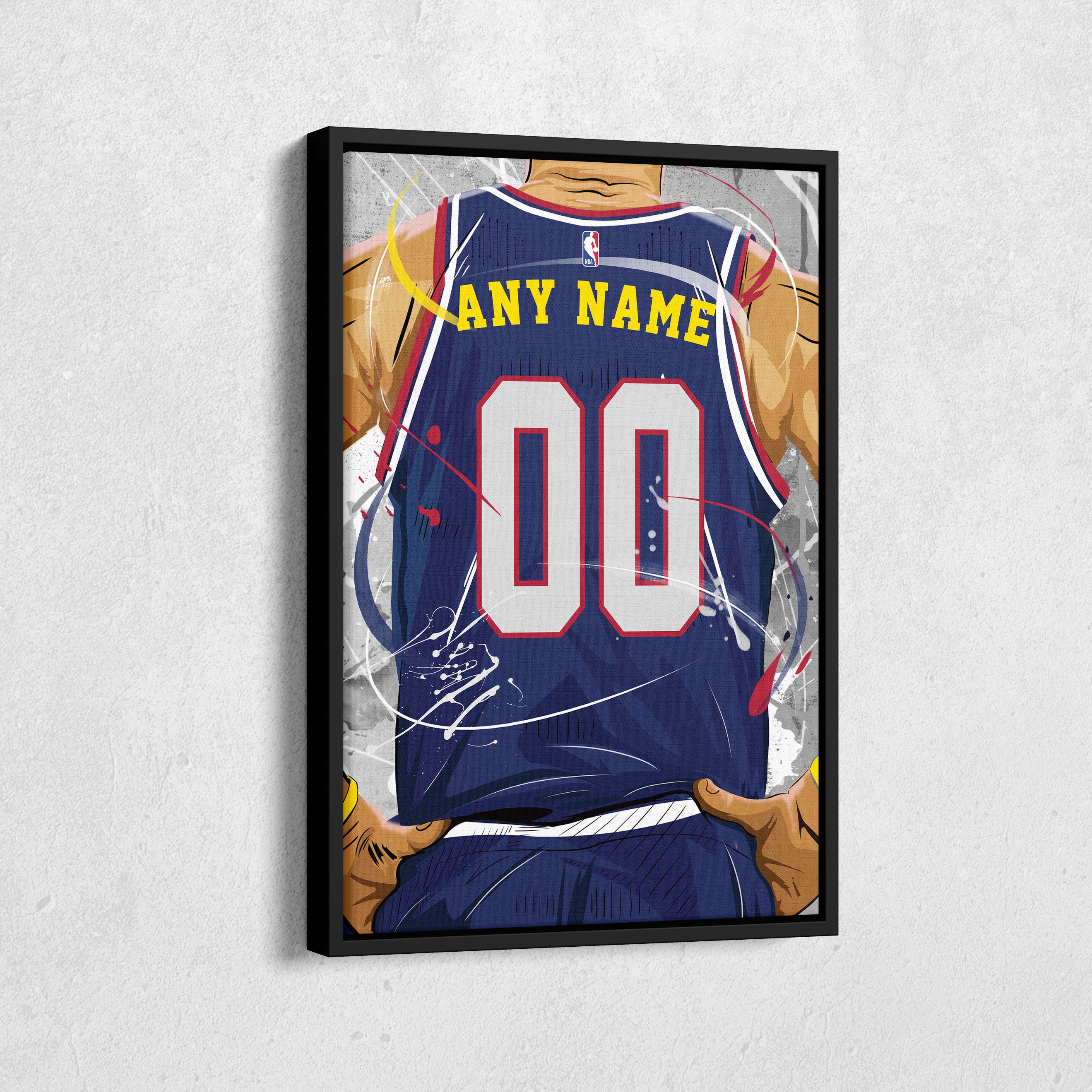 Golden Autographs Nikola Jokic Signed Autographed White Custom Serbia Basketball Jersey Beckett
