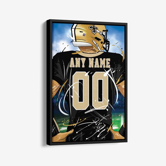 New Orleans Saints Jersey NFL Camiseta personalizada Nombre y
