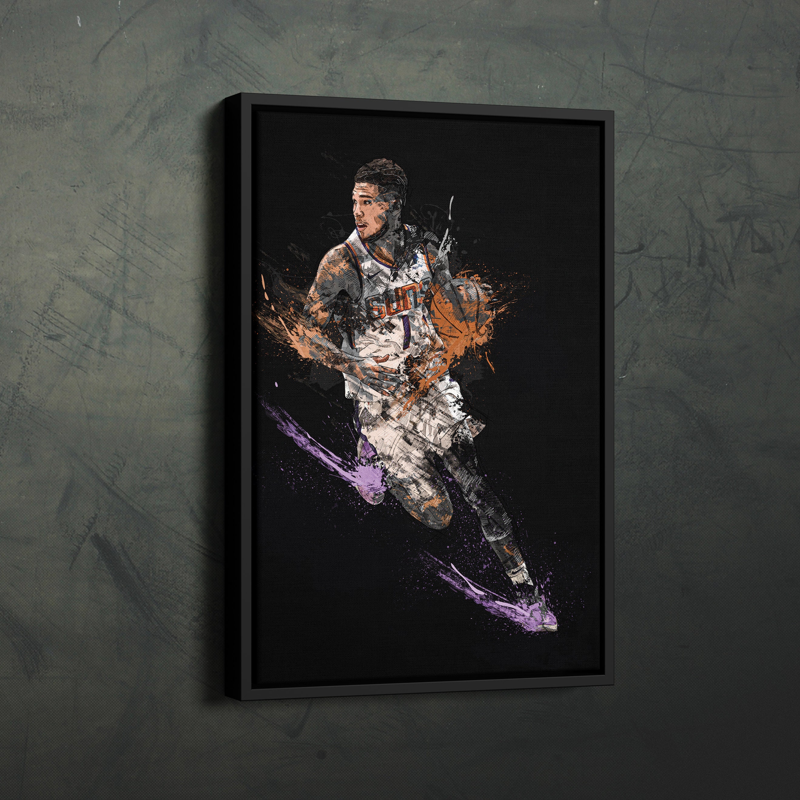 Devin Booker Digital Art by Fanya Ulann - Pixels