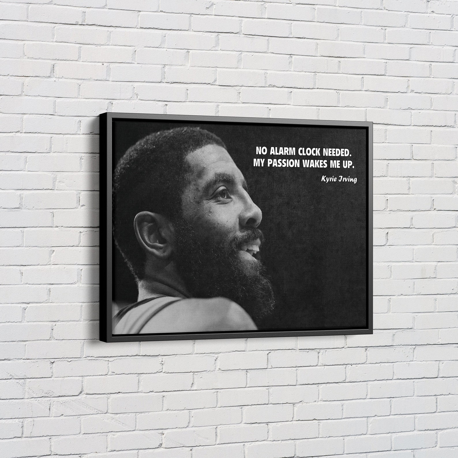 Kyrie Irving Poster Quote Brooklyn Nets Canvas Unique Design Etsy Sweden