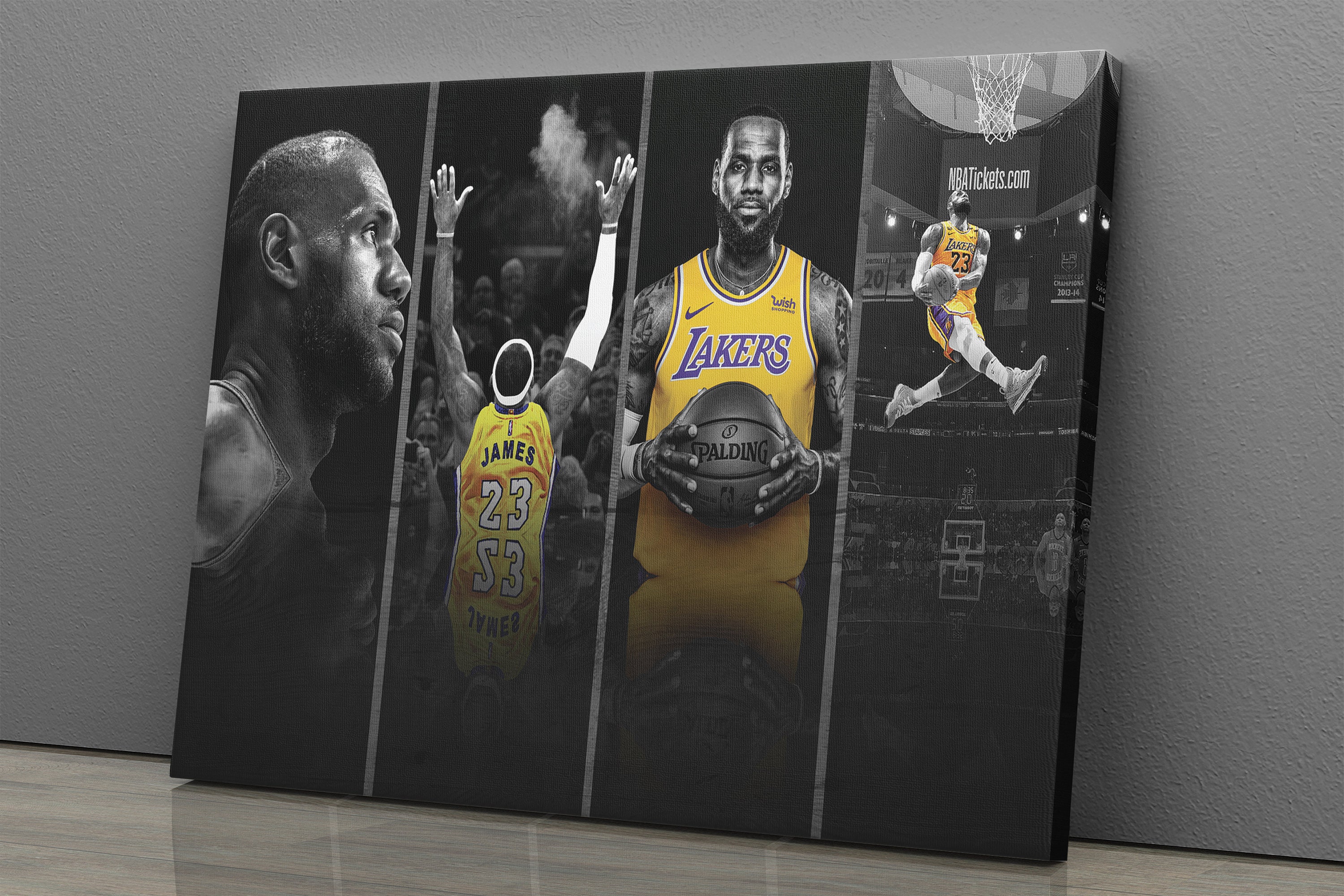 Lebron James Frames Poster Basketball Canvas Unique Design Etsy