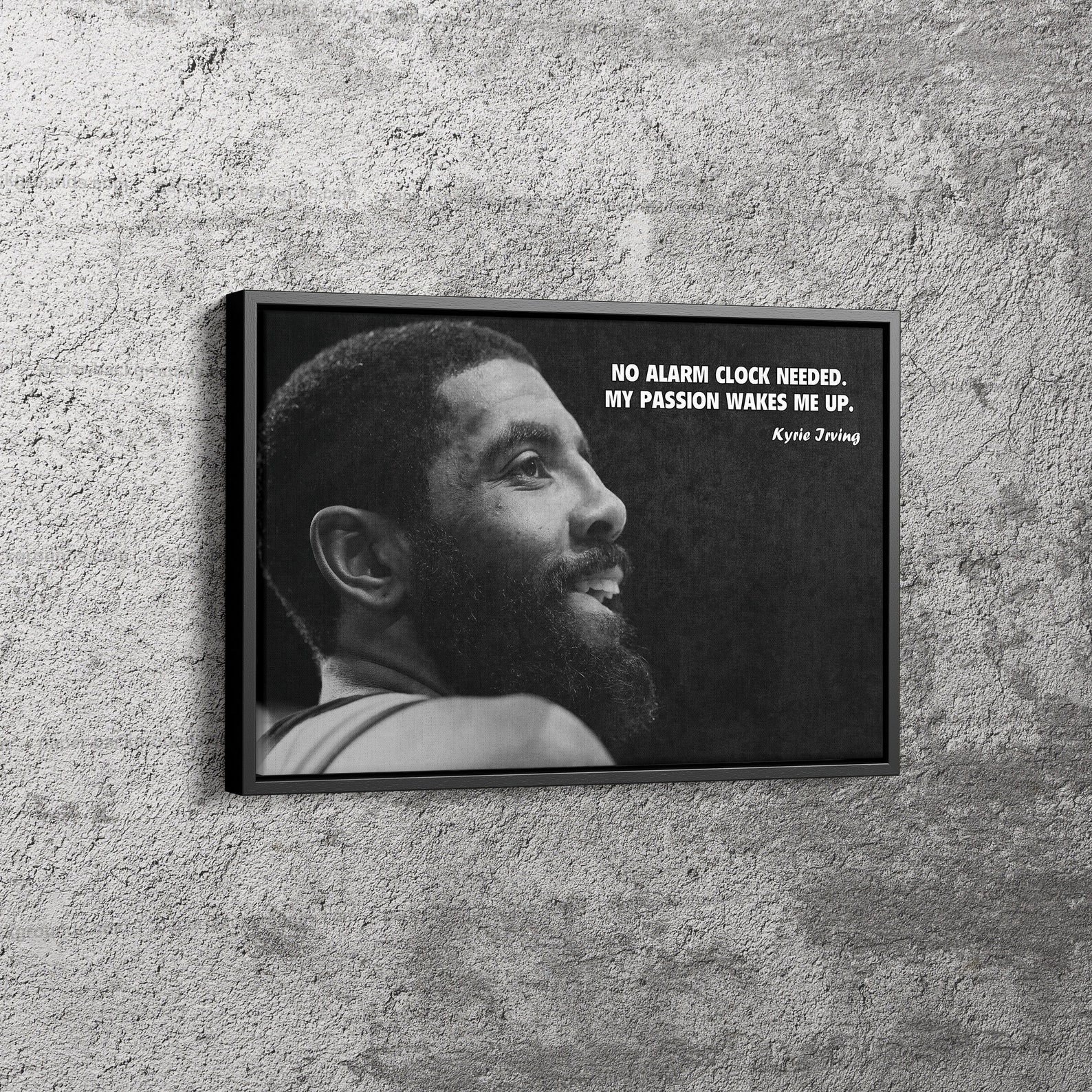 Kyrie Irving Poster Quote Brooklyn Nets Canvas Unique Design Etsy Sweden