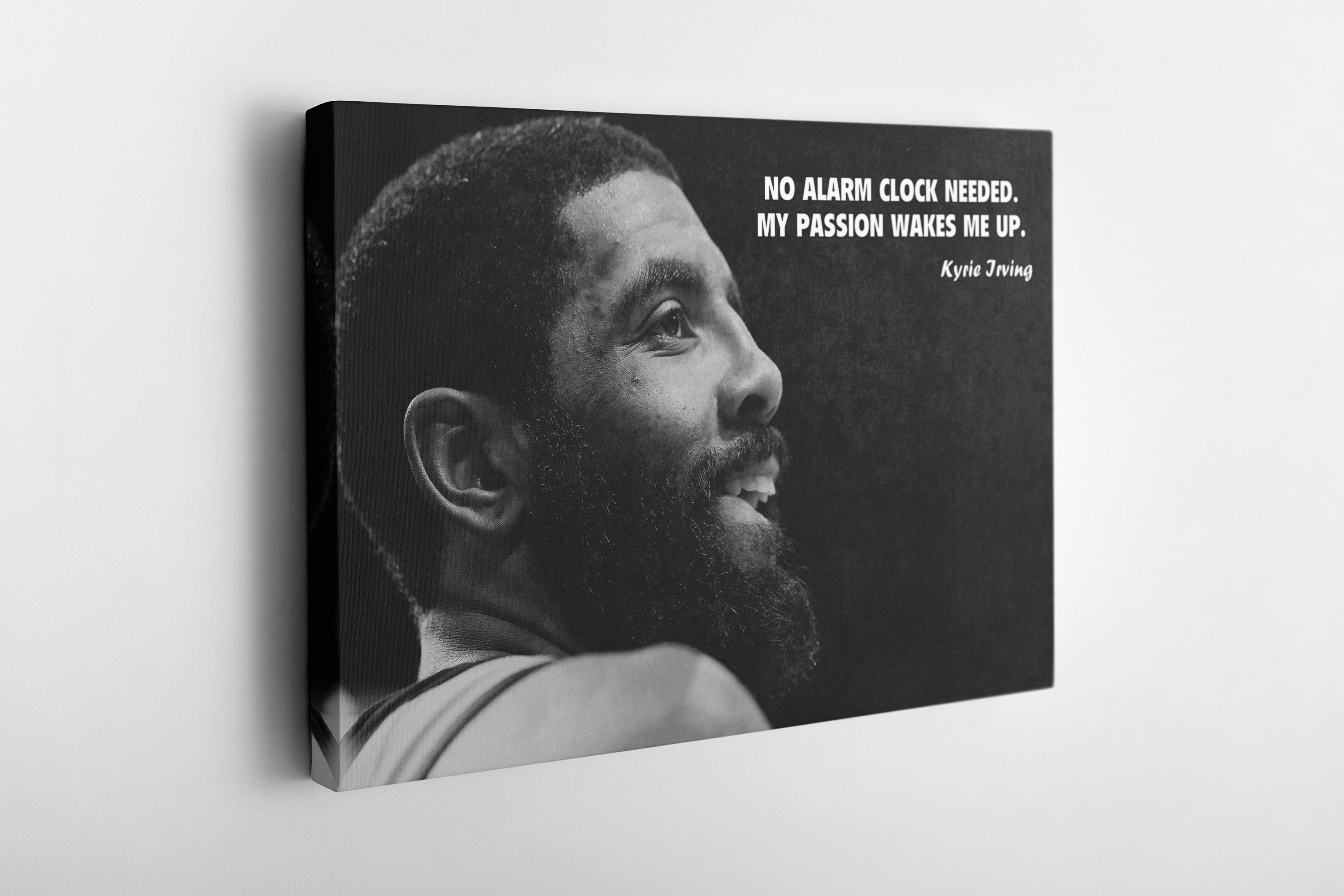 Kyrie Irving Poster Quote Brooklyn Nets Canvas Unique Design Etsy Sweden