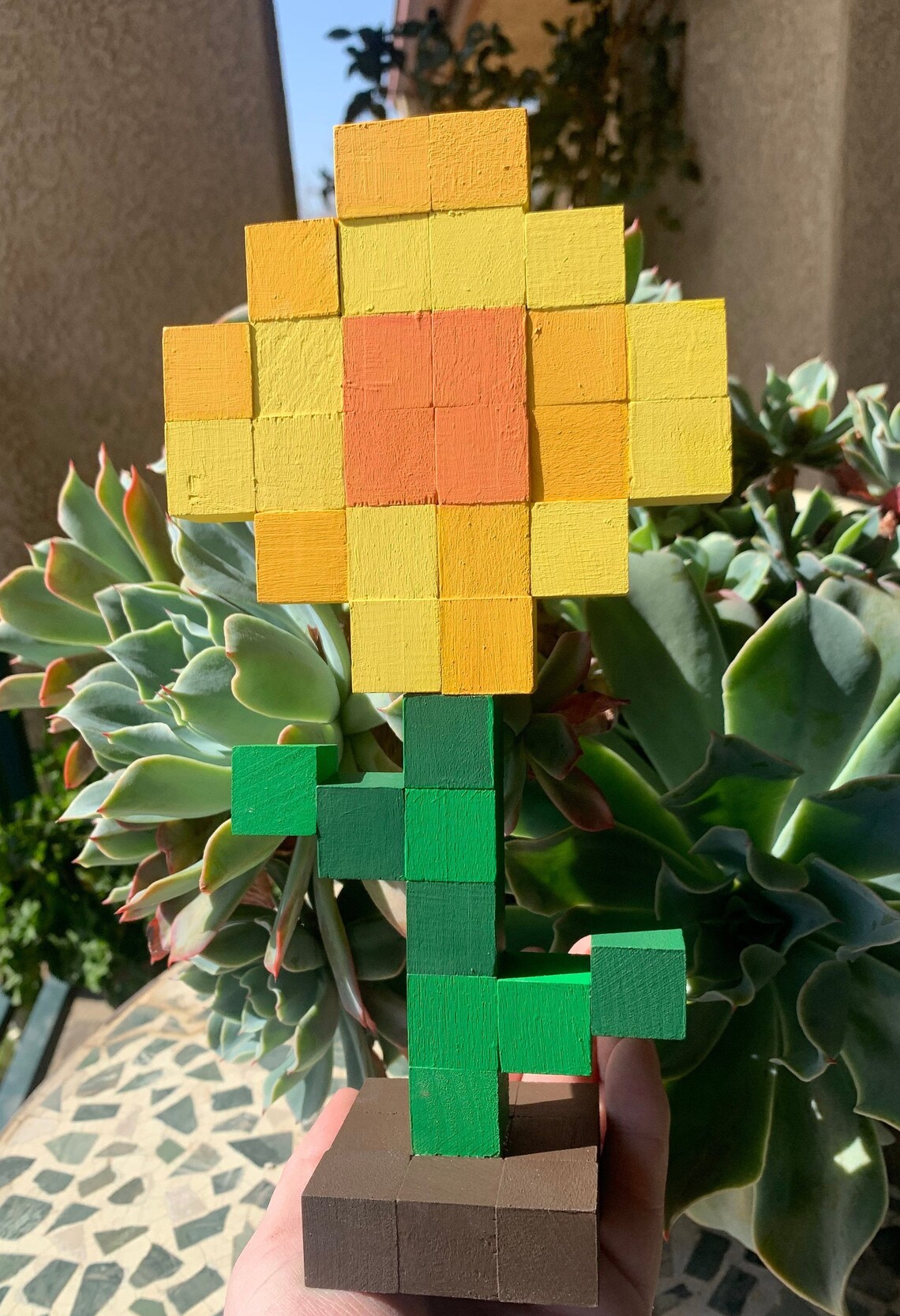 Sonnenblume Holz Block Minecraft | Etsy