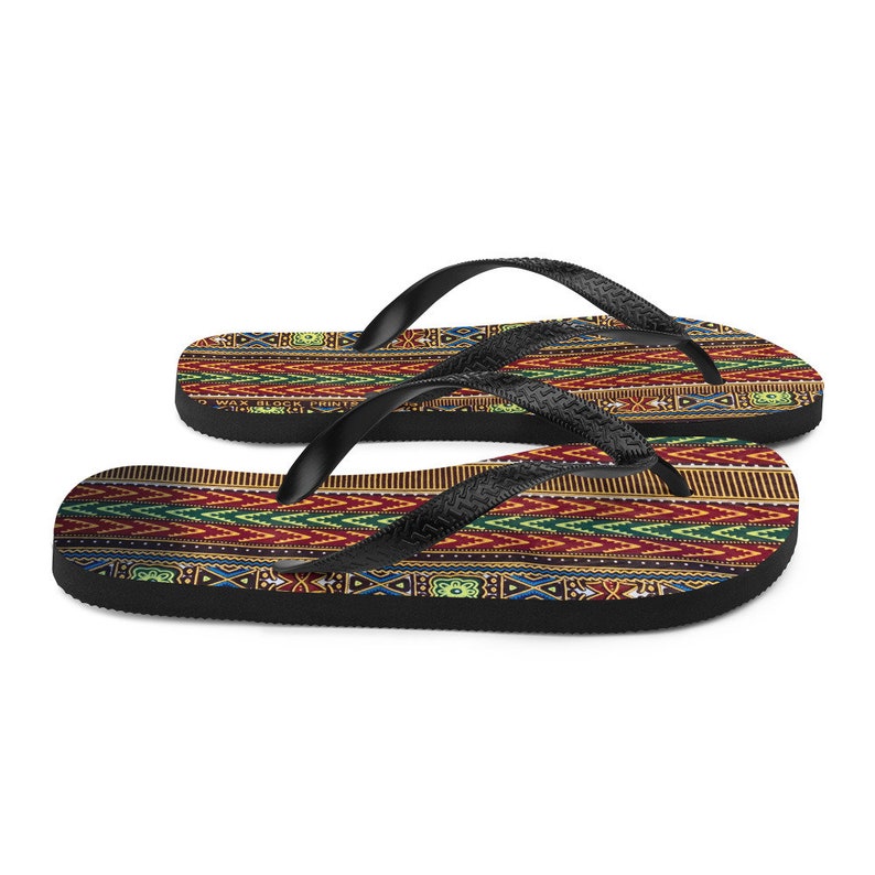 Dashiki Pattern African Pattern Flip-Flops