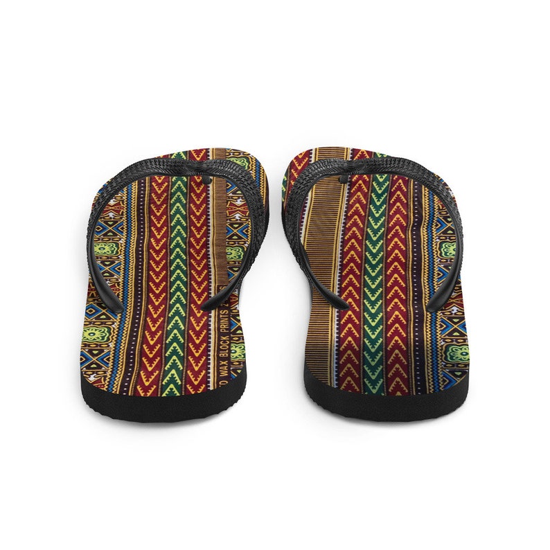 Dashiki Pattern African Pattern Flip-Flops