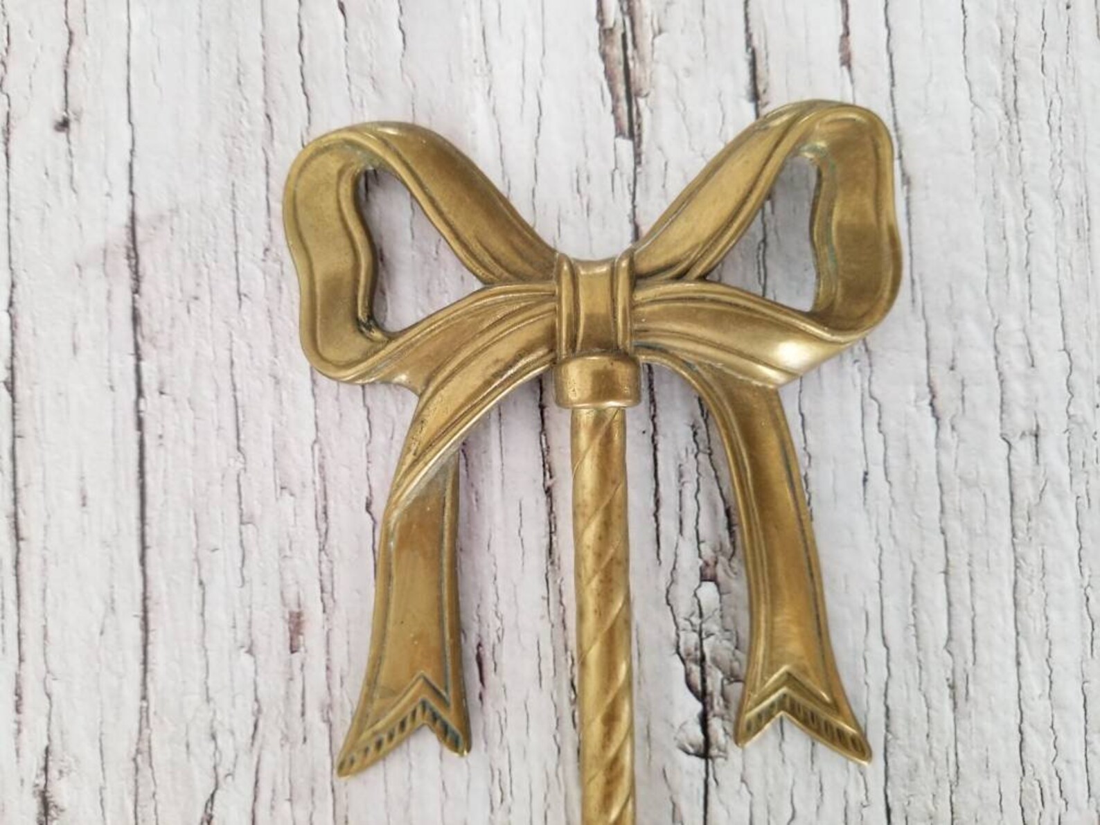 Vintage Brass Bow Wall Sconce candle Holder Etsy