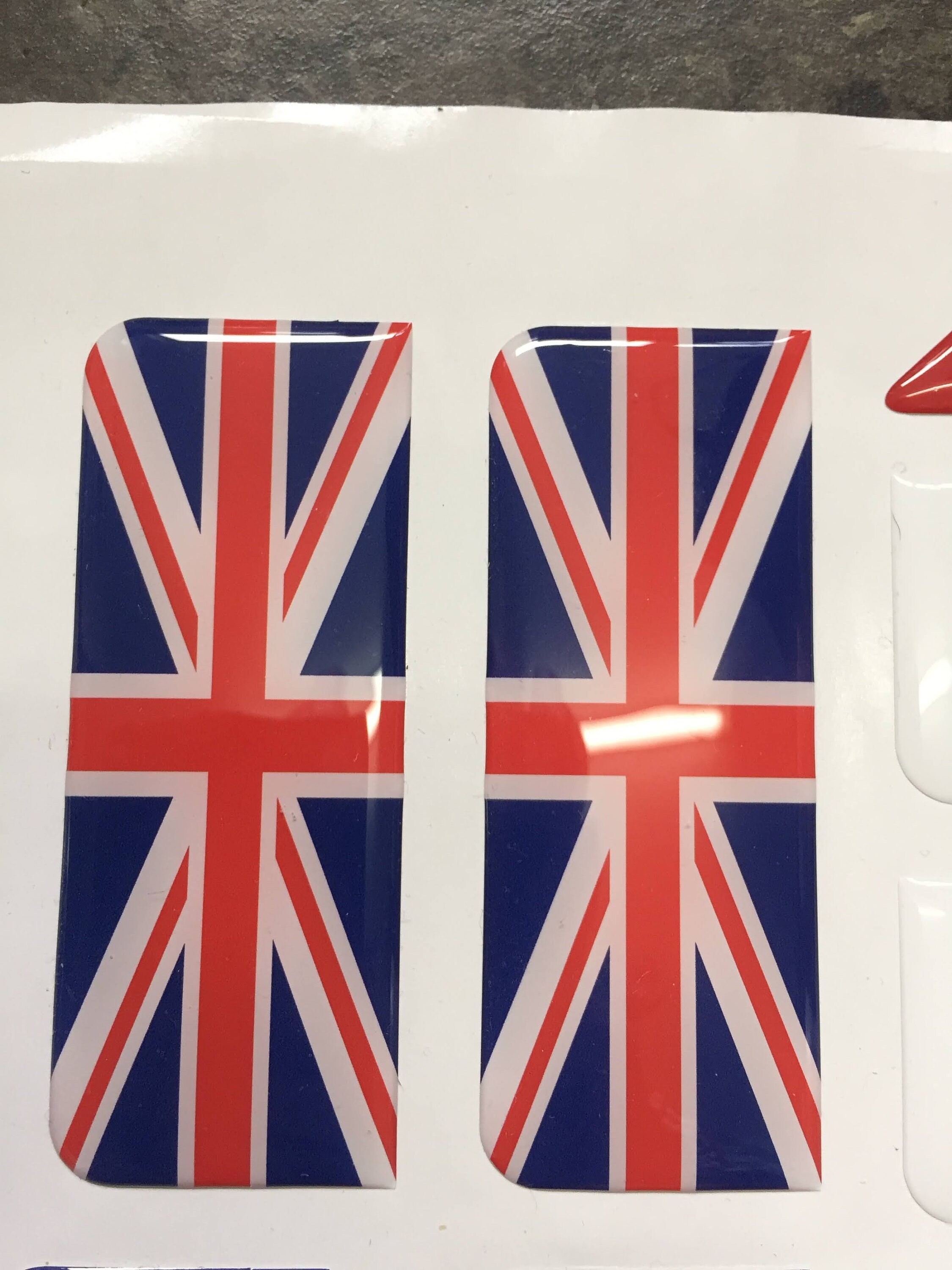 DECALS 100mm Bike 2 x UNION JACK Car Window Vinyl Stickers Van DECALS 100mm Bike 2 x UNION JACK Car Window Vinyl Stickers Van