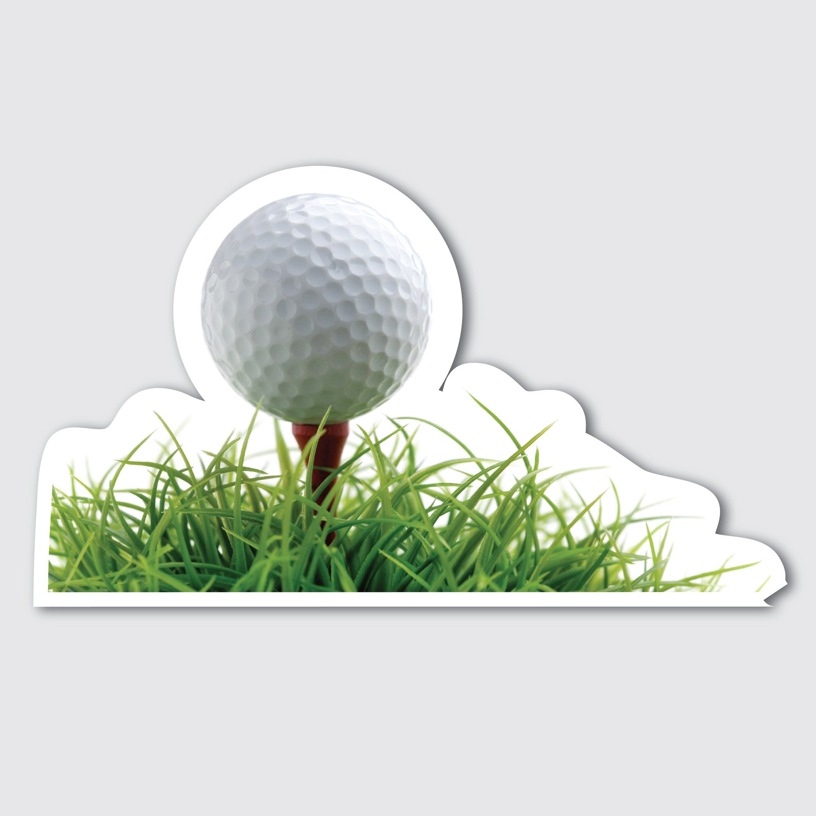 2x Golf Ball Tee Sport Vinyl Decal Stickers Etsy