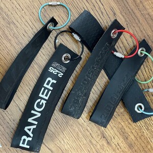 Keychain Inner Tube Upcycled Bike Tire Keychain - Etsy