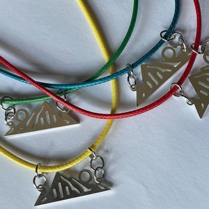 Simple Mountain or Bicycle Necklace